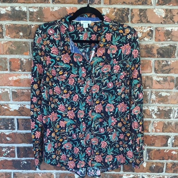 Sundance Tops - Sundance cotton Floral button down shirt